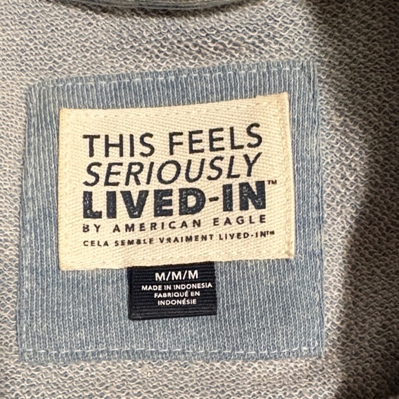 EUC Women American Eagle Long Sleeve Fleece Dress Size M - Picture 2 of 8